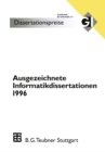 Image for Ausgezeichnete Informatikdissertationen 1996: Im Auftrag Der Gl Herausgegeben Durch Den Nominierungsausschu