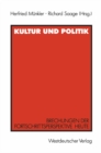 Image for Kultur Und Politik: Brechungen Der Fortschrittsperspektive Heute Fur Iring Fetscher