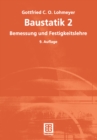 Image for Baustatik 2: Bemessung Und Festigkeitslehre