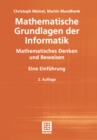 Image for Mathematische Grundlagen der Informatik: Mathematisches Denken und Beweisen