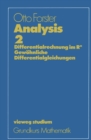 Image for Analysis 2: Differentialrechnung Im Rn, Gewohnliche Differentialgleichungen