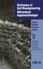 Image for Dictionary of Soil Bioengineering Worterbuch Ingenieurbiologie: English/Deutsch/Francais/Italiano