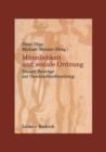 Image for Mannlichkeit und soziale Ordnung: Neuere Beitrage zur Geschlechterforschung
