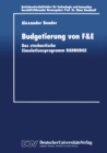 Image for Budgetierung von F&amp;E: Das stochastische Simulationsprogramm RADBUDGE.