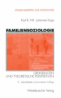 Image for Familiensoziologie: Grundlagen und theoretische Perspektiven