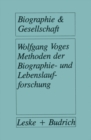 Image for Methoden der Biographie- und Lebenslaufforschung