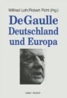 Image for De Gaulle, Deutschland und Europa