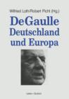 Image for De Gaulle, Deutschland und Europa