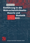 Image for Einfuhrung in Die Wahrscheinlichkeitstheorie Und Statistik