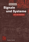 Image for Signale Und Systeme: Lehr- Und Arbeitsbuch
