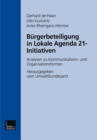Image for Burgerbeteiligung in Lokale Agenda 21-Initiativen: Analysen zu Kommunikations- und Organisationsformen