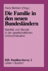 Image for Die Familie in den neuen Bundeslandern: Stabilitat und Wandel in der gesellschaftlichen Umbruchsituation