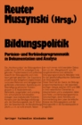 Image for Bildungspolitik: Dokumentation Und Analyse