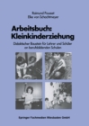 Image for Arbeitsbuch: Kleinkindererziehung: Didaktischer Baustein fur Lehrer und Schuler an berufsbildenden Schulen