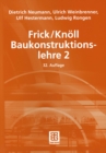 Image for Frick/knoll Baukonstruktionslehre 2