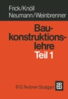 Image for Baukonstruktionslehre Teil 1