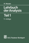 Image for Lehrbuch Der Analysis: Teil 1