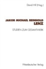 Image for Jakob Michael Reinhold Lenz: Studien zum Gesamtwerk