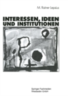 Image for Interessen, Ideen und Institutionen.