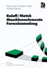 Image for Roloff/matek Maschinenelemente Formelsammlung