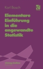 Image for Elementare Einfuhrung in die angewandte Statistik