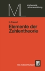 Image for Elemente der Zahlentheorie