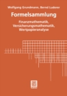 Image for Formelsammlung: Finanzmathematik, Versicherungsmathematik, Wertpapieranalyse