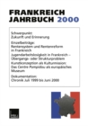 Image for Frankreich-Jahrbuch 2000: Politik, Wirtschaft, Gesellschaft, Geschichte, Kultur