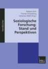 Image for Soziologische Forschung: Stand und Perspektiven: Ein Handbuch