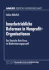 Image for Innerbetriebliche Reformen in Nonprofit-Organisationen: Das Deutsche Rote Kreuz im Modernisierungsproze.