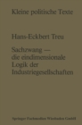 Image for Sachzwang - die eindimensionale Logik der Industriegesellschaften : 3