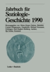 Image for Jahrbuch fur Soziologiegeschichte 1990