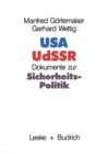 Image for USA - UdSSR: Dokumente zur Sicherheitspolitik