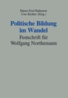 Image for Politische Bildung im Wandel: Festschrift fur Wolfgang Northemann