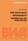 Image for BGB-Sachenrecht, Verfahrensrecht, Rechtsformen der Unternehmen