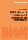 Image for BGB-Sachenrecht, Verfahrensrecht, Rechtsformen der Unternehmen
