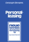 Image for Personalleasing: Personaleinsatz-, Personalbedarfs- Und Personalstrukturplanung Unter Besonderer Berucksichtigung Des Personalleasing