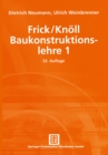Image for Frick/Knoll Baukonstruktionslehre 1