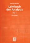 Image for Lehrbuch der Analysis: Teil 1
