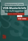 Image for VOB-Musterbriefe fur Auftraggeber: Bauherren - Architekten - Bauingenieure