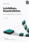 Image for Leichtbau-konstruktion: Berechnungsgrundlagen Und Gestaltung