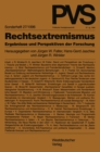 Image for Rechtsextremismus: Ergebnisse und Perspektiven der Forschung.