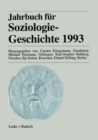 Image for Jahrbuch fur Soziologiegeschichte 1993