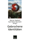 Image for Gebrochene Identitaten: Zur Kontroverse um kollektive Identitaten in Deutschland, Israel, Sudafrika, Europa und im Identitatskampf der Kulturen