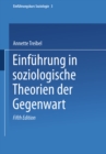 Image for Einfuhrung in soziologische Theorien der Gegenwart : 3