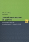 Image for Umweltbewusstsein im Wandel: Ergebnisse der UBA-Studie Umweltbewusstsein in Deutschland 2002