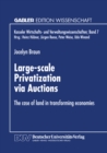 Image for Large-scale Privatization Via Auctions: The Case of Land in Transforming Economies.