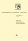 Image for Die Beichtinschriften im romischen Kleinasien und der Fromme und Gerechte Gott: 405. Sitzung am 19. November 1997 in Dusseldorf