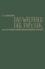 Image for Das Weltbild der Physik und ein Versuch seiner philosophischen Deutung: The nature of the physical world