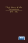 Image for Friedr. Vieweg &amp; Sohn Verlagskatalog: 1786-1986